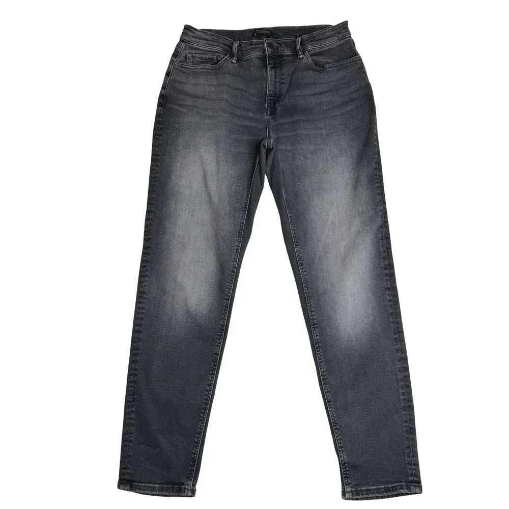 Banana Republic Athletic Tapered Fit Jeans Belay Wash Gray Men's‎ Sz 34x32
